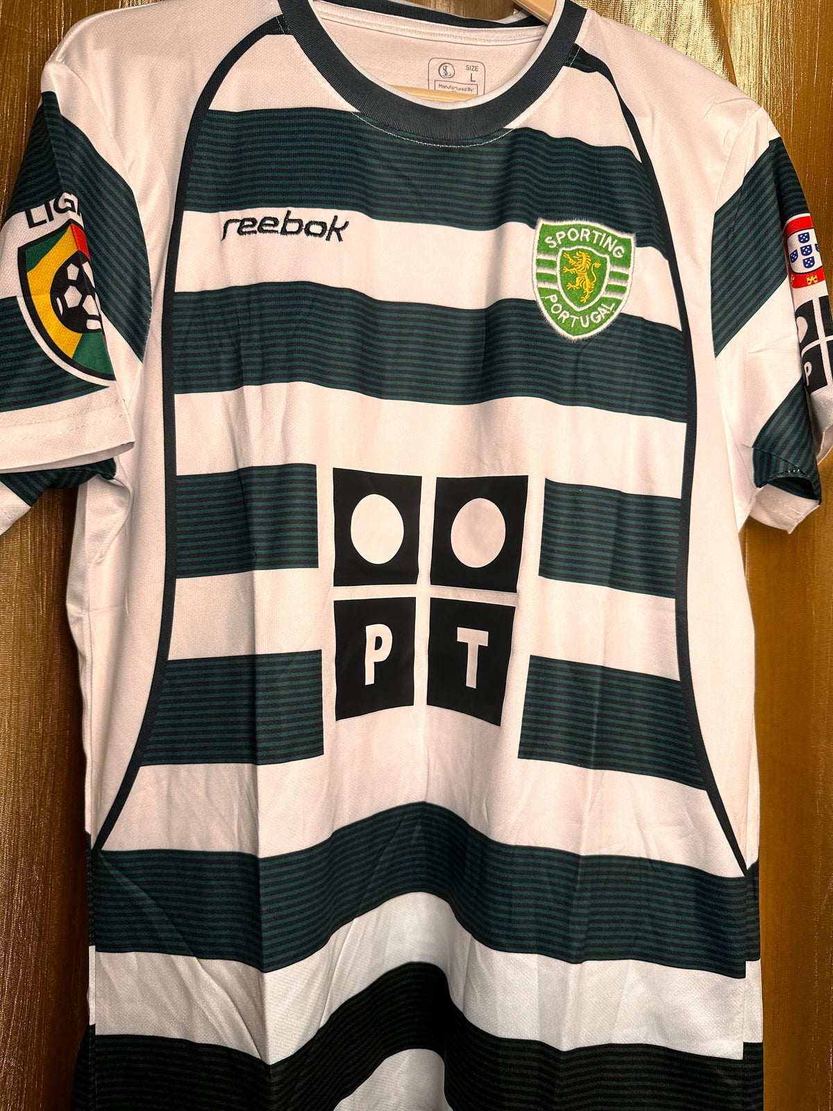 Sporting club Portugal 2001 C.Ronaldo Retro jersey