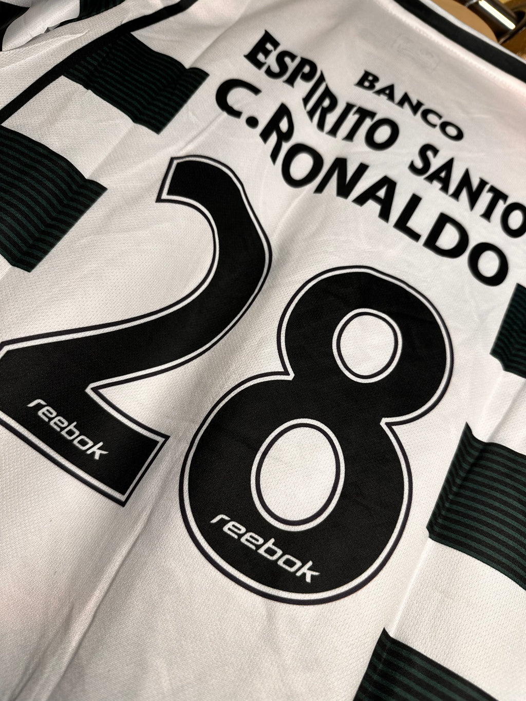 Sporting club Portugal 2001 C.Ronaldo Retro jersey