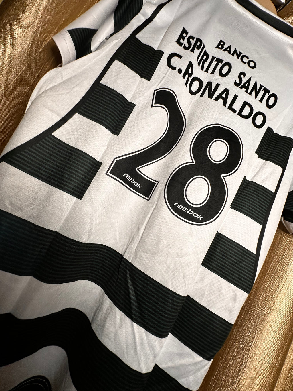Sporting club Portugal 2001 C.Ronaldo Retro jersey