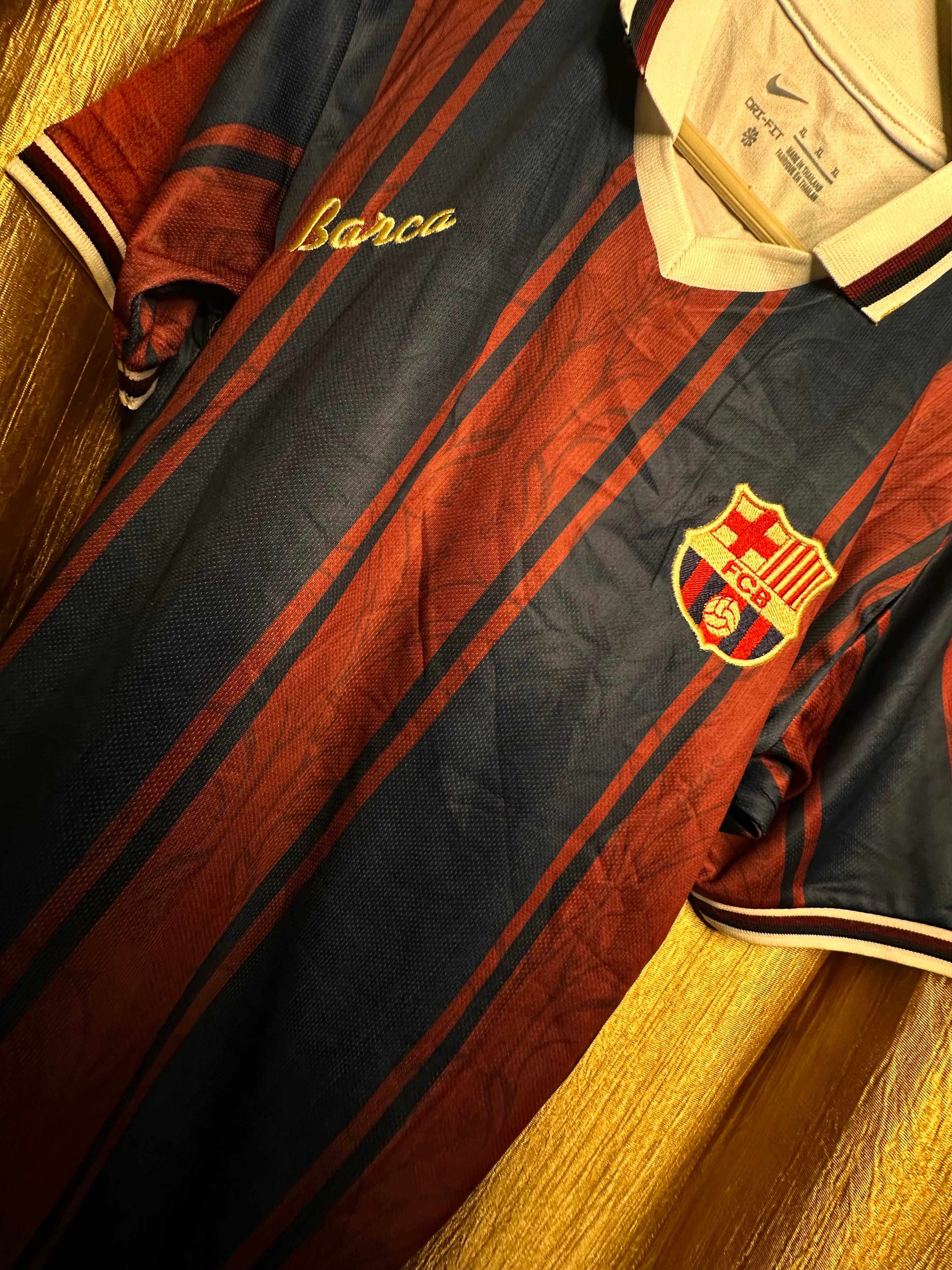 Barca Vintage Retro Jersey